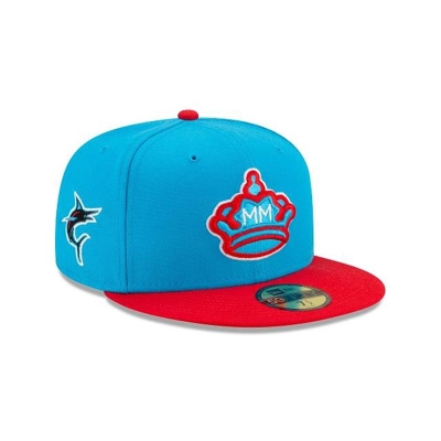 Miami Marlins Gorra | New Era MLB City Connect 59fifty Fitted Cap Mexico - Negros